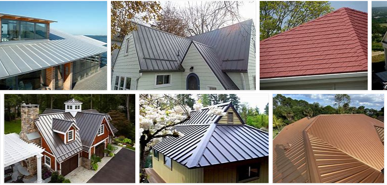 barvy kovové střechy